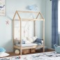 vidaXL Bank mit Dach 117,5x70x176,5 cm Massivholz Kiefer vidaXL Bank mit Dach 117,5x70x176,5 cm Massivholz Kiefer