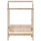 vidaXL Bank mit Dach 117,5x70x176,5 cm Massivholz Kiefer vidaXL Bank mit Dach 117,5x70x176,5 cm Massivholz Kiefer