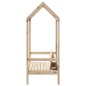 vidaXL Bank mit Dach 117,5x70x176,5 cm Massivholz Kiefer vidaXL Bank mit Dach 117,5x70x176,5 cm Massivholz Kiefer