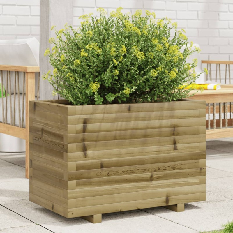 vidaXL Pflanzkübel 70x40x49,5 cm Kiefernholz Imprägniert vidaXL Pflanzkübel 70x40x49,5 cm Kiefernholz Imprägniert