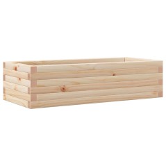 vidaXL Pflanzkübel 90x40x23 cm Massivholz Kiefer