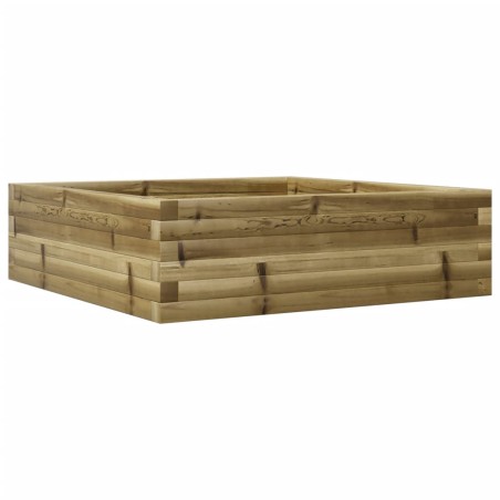 vidaXL Pflanzkübel 80x80x23 cm Kiefernholz Imprägniert