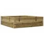 vidaXL Pflanzkübel 80x80x23 cm Kiefernholz Imprägniert vidaXL Pflanzkübel 80x80x23 cm Kiefernholz Imprägniert