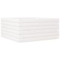 vidaXL Pflanzkübel Weiß 50x50x23 cm Massivholz Kiefer vidaXL Pflanzkübel Weiß 50x50x23 cm Massivholz Kiefer
