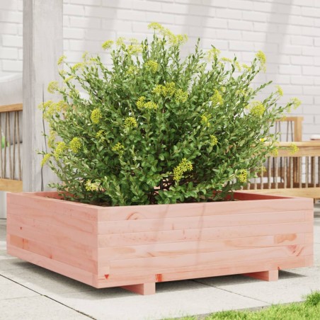 vidaXL Pflanzkübel 80x80x26,5 cm Massivholz Douglasie