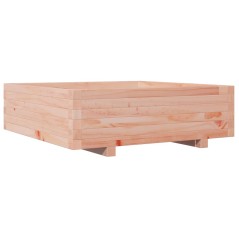 vidaXL Pflanzkübel 80x80x26,5 cm Massivholz Douglasie