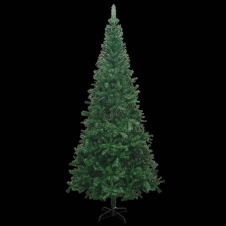 Künstlicher Weihnachtsbaum mit LEDs & Kugeln L 240 cm Grün