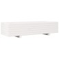 vidaXL Pflanzkübel Weiß 110x40x26,5 cm Massivholz Kiefer vidaXL Pflanzkübel Weiß 110x40x26,5 cm Massivholz Kiefer
