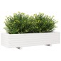 vidaXL Pflanzkübel Weiß 110x40x26,5 cm Massivholz Kiefer vidaXL Pflanzkübel Weiß 110x40x26,5 cm Massivholz Kiefer