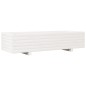 vidaXL Pflanzkübel Weiß 110x40x26,5 cm Massivholz Kiefer vidaXL Pflanzkübel Weiß 110x40x26,5 cm Massivholz Kiefer