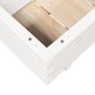 vidaXL Pflanzkübel Weiß 110x40x26,5 cm Massivholz Kiefer vidaXL Pflanzkübel Weiß 110x40x26,5 cm Massivholz Kiefer