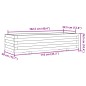 vidaXL Pflanzkübel Weiß 110x40x26,5 cm Massivholz Kiefer vidaXL Pflanzkübel Weiß 110x40x26,5 cm Massivholz Kiefer