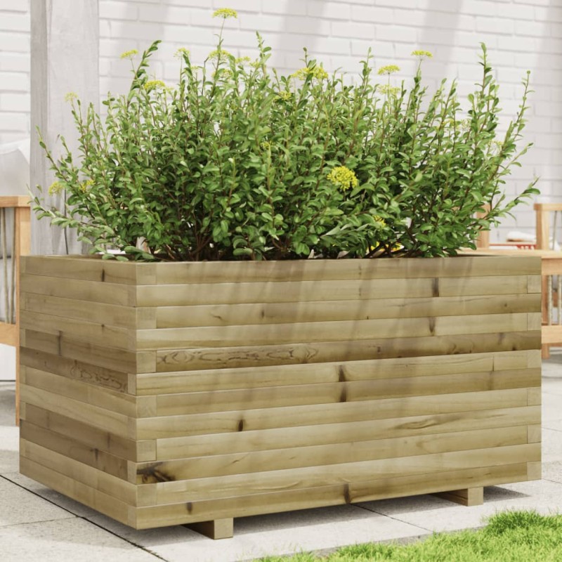 vidaXL Pflanzkübel 90x60x49,5 cm Kiefernholz Imprägniert vidaXL Pflanzkübel 90x60x49,5 cm Kiefernholz Imprägniert