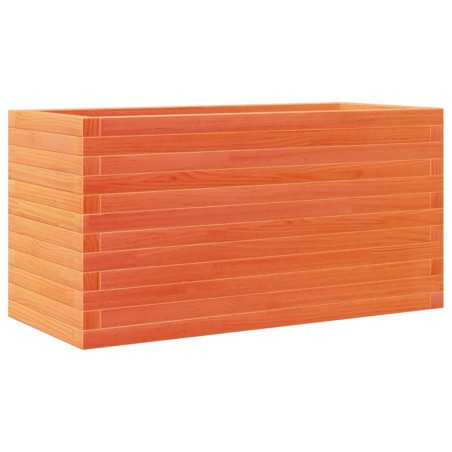 vidaXL Pflanzkübel Wachsbraun 90x40x46 cm Massivholz Kiefer