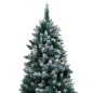 Künstlicher Weihnachtsbaum mit LEDs & Kugeln & Zapfen 180 cm Künstlicher Weihnachtsbaum mit LEDs & Kugeln & Zapfen 180 cm