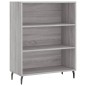 Highboard Grau Sonoma 69,5x34x180 cm Holzwerkstoff Highboard Grau Sonoma 69,5x34x180 cm Holzwerkstoff