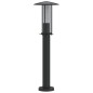 vidaXL Wegeleuchte Schwarz 60 cm Edelstahl vidaXL Wegeleuchte Schwarz 60 cm Edelstahl