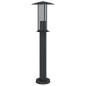 vidaXL Wegeleuchte Schwarz 60 cm Edelstahl vidaXL Wegeleuchte Schwarz 60 cm Edelstahl