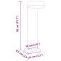 vidaXL Wegeleuchten 3 Stk. Schwarz 50 cm Aluminiumdruckguss vidaXL Wegeleuchten 3 Stk. Schwarz 50 cm Aluminiumdruckguss