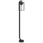 vidaXL Wegeleuchte Schwarz 100 cm Edelstahl vidaXL Wegeleuchte Schwarz 100 cm Edelstahl