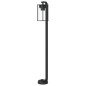 vidaXL Wegeleuchte Schwarz 100 cm Edelstahl vidaXL Wegeleuchte Schwarz 100 cm Edelstahl