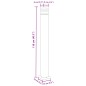 vidaXL Wegeleuchten 3 Stk. Schwarz 110 cm Aluminium vidaXL Wegeleuchten 3 Stk. Schwarz 110 cm Aluminium