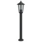 vidaXL Wegeleuchte Schwarz 80 cm Edelstahl vidaXL Wegeleuchte Schwarz 80 cm Edelstahl