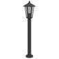 vidaXL Wegeleuchte Schwarz 80 cm Edelstahl vidaXL Wegeleuchte Schwarz 80 cm Edelstahl