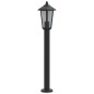 vidaXL Wegeleuchte Schwarz 80 cm Edelstahl vidaXL Wegeleuchte Schwarz 80 cm Edelstahl