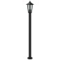 vidaXL Wegeleuchte Schwarz 120 cm Edelstahl vidaXL Wegeleuchte Schwarz 120 cm Edelstahl