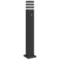 vidaXL Wegeleuchte mit Bewegungsmelder Schwarz 80 cm Aluminium vidaXL Wegeleuchte mit Bewegungsmelder Schwarz 80 cm Aluminium