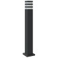 vidaXL Wegeleuchte mit Bewegungsmelder Schwarz 80 cm Aluminium vidaXL Wegeleuchte mit Bewegungsmelder Schwarz 80 cm Aluminium