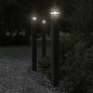 vidaXL Wegeleuchte mit Bewegungsmelder Schwarz 110 cm Aluminium vidaXL Wegeleuchte mit Bewegungsmelder Schwarz 110 cm Aluminium