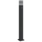 vidaXL Wegeleuchte mit Bewegungsmelder Schwarz 110 cm Aluminium vidaXL Wegeleuchte mit Bewegungsmelder Schwarz 110 cm Aluminium
