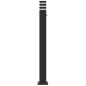 vidaXL Wegeleuchte mit Bewegungsmelder Schwarz 110 cm Aluminium vidaXL Wegeleuchte mit Bewegungsmelder Schwarz 110 cm Aluminium