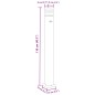 vidaXL Wegeleuchte mit Bewegungsmelder Schwarz 110 cm Aluminium vidaXL Wegeleuchte mit Bewegungsmelder Schwarz 110 cm Aluminium