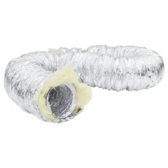 vidaXL Lüftungsschlauch Thermisch Isoliert Aluminium 6 m Ø12,5 cm