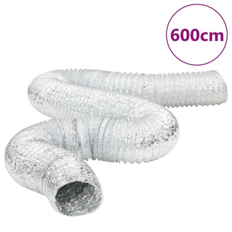 vidaXL Lüftungsschlauch Aluminium 6 m Ø20 cm
