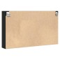 vidaXL Vitrinenschrank Schwarz 100x15x58 cm Holzwerkstoff vidaXL Vitrinenschrank Schwarz 100x15x58 cm Holzwerkstoff