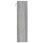 vidaXL Vitrinenschrank Grau Sonoma 100x15x58 cm Holzwerkstoff vidaXL Vitrinenschrank Grau Sonoma 100x15x58 cm Holzwerkstoff