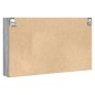 vidaXL Vitrinenschrank Grau Sonoma 100x15x58 cm Holzwerkstoff vidaXL Vitrinenschrank Grau Sonoma 100x15x58 cm Holzwerkstoff