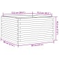 vidaXL Pflanzkübel 80x80x45,5 cm Massivholz Douglasie vidaXL Pflanzkübel 80x80x45,5 cm Massivholz Douglasie