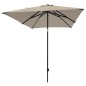 Madison Sonnenschirm Moraira 230x230 cm Ecru Madison Sonnenschirm Moraira 230x230 cm Ecru