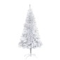 vidaXL Künstlicher Weihnachtsbaum Beleuchtung & Kugeln Silber 150 cm vidaXL Künstlicher Weihnachtsbaum Beleuchtung & Kugeln Silber 150 cm