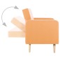 vidaXL Sofa Stoff Orange vidaXL Sofa Stoff Orange