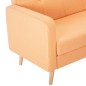 vidaXL Sofa Stoff Orange vidaXL Sofa Stoff Orange