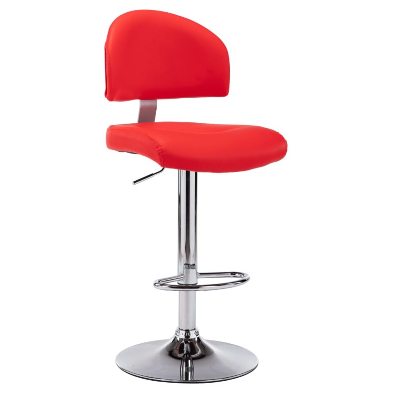 vidaXL Barhocker Rot Kunstleder vidaXL Barhocker Rot Kunstleder