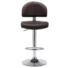 vidaXL Barhocker Braun Kunstleder
