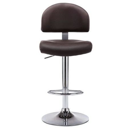 vidaXL Barhocker Braun Kunstleder