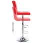 vidaXL Barhocker 2 Stk. Rot Kunstleder vidaXL Barhocker 2 Stk. Rot Kunstleder